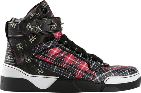 Buy Givenchy Tyson Star High Top 'Plaid' 